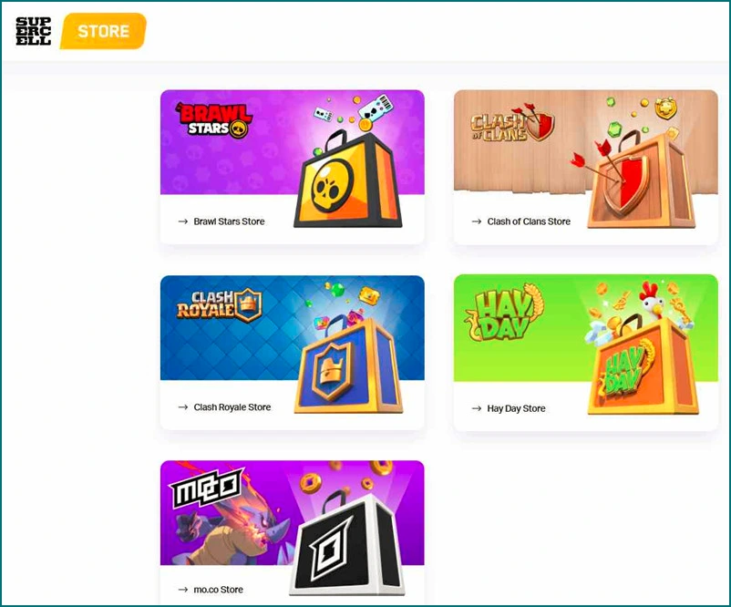 Supercell Store
